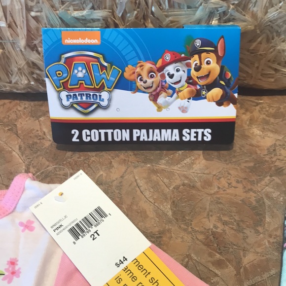 Nickelodeon Paw Patrol girls two cotton pajama sets - Picture 8 of 8
